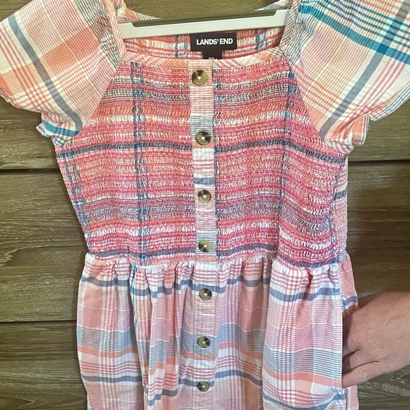 Land End Kids - Girls Caped Sleeve dress - Picture 4 of 10